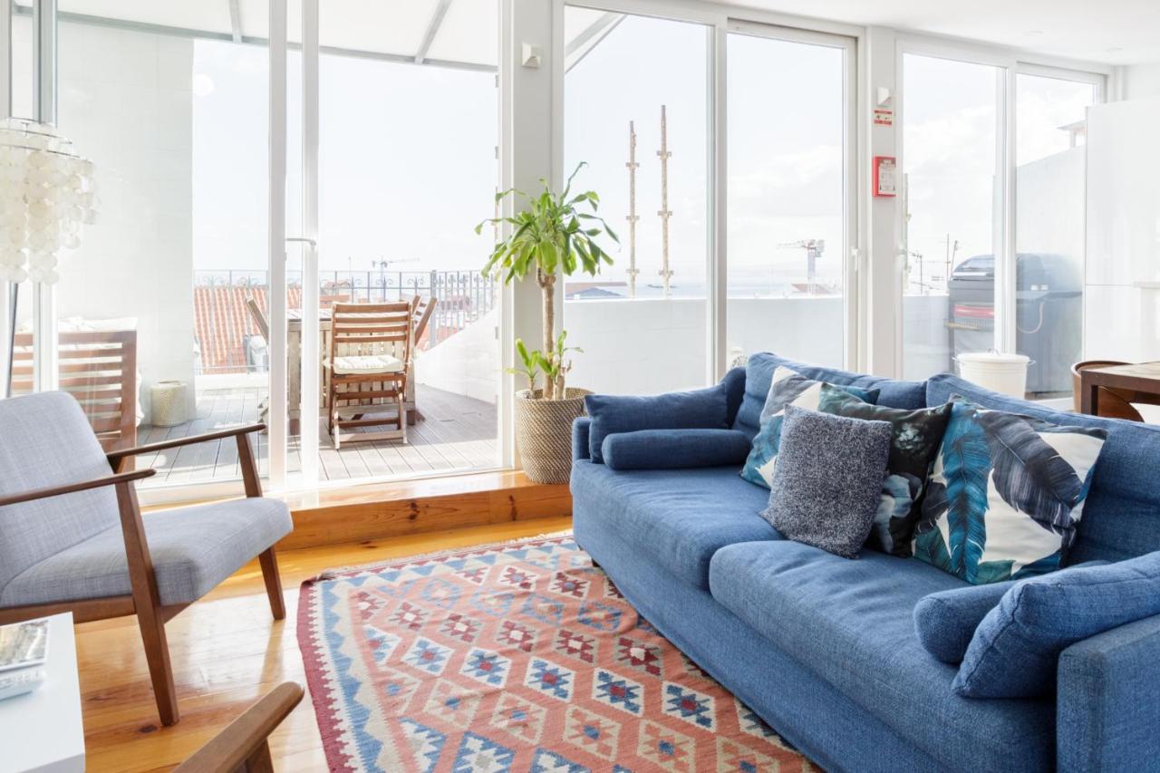 Amazing Rooftop Terrace With River And Historic City View 4 Bedrooms 4 Bathrooms Ac 19Th Century Building Chiado Lissabon Exterior foto